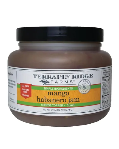 Vista 8 de Terrapin Ridge Farms Mango Habanero Gourmet Jam – Un tarro de 10.5 onzas