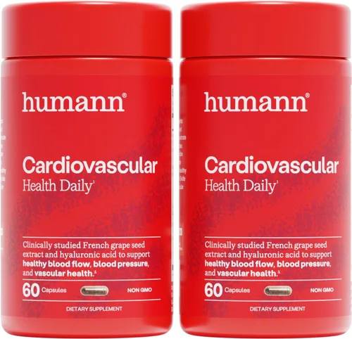 Vista 10 de Humann Cardiovasular Health Daily 4 en 1 cápsulas, soporte vascular, 60