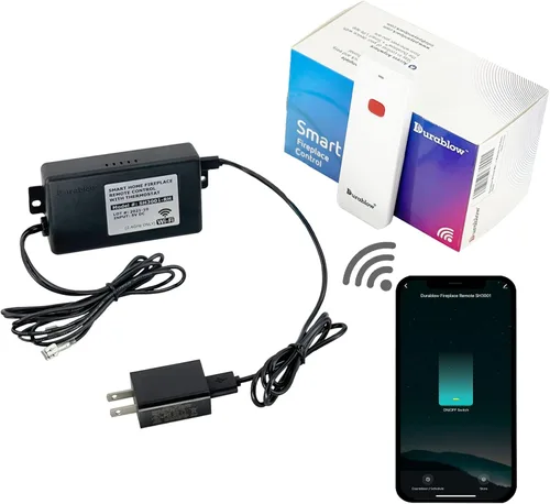 Vista 19 de Durablow TR2001 - Kit de control remoto de encendido y apagado para chimenea de gas con válvula Millivolt o módulo de encendido electrónico, caja