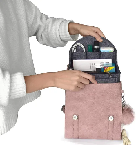 Vista 4 de VANCORE Organizador de mochila de fieltro para mochila, bolso de hombro