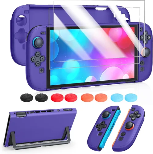 Vista 20 de FYOUNG Protective Case for Nintendo Switch 2 2025, Slim Hard Shell for Switch 2 Accessories, Scratch&Shock Protection Cover with Screen Protector, 8