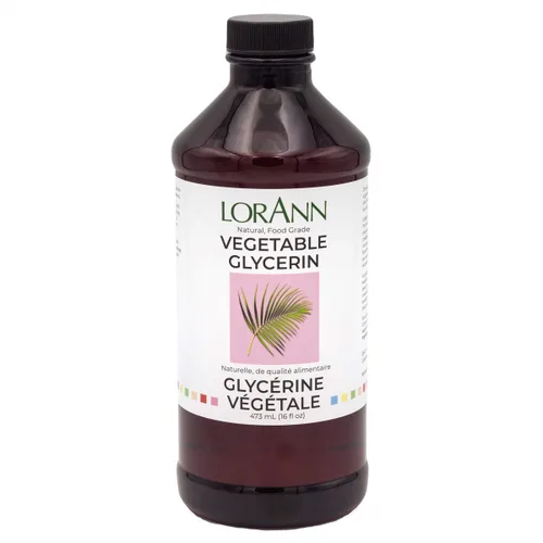 Vista 2 de LorAnn Glicerina vegetal, botella natural de 4 onzas