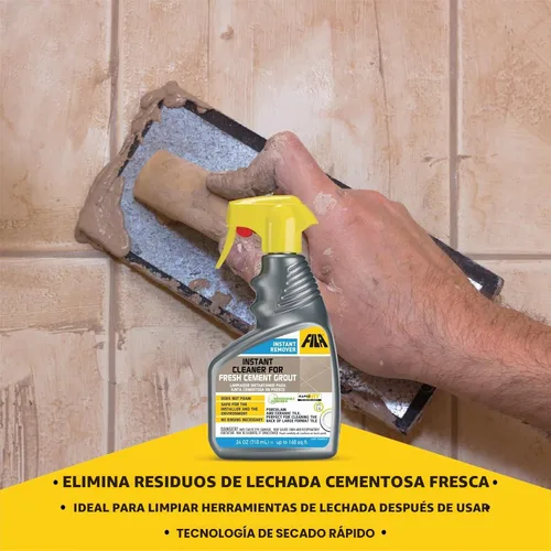 Vista 5 de FILA Surface Care Solutions, Removedor instantáneo, spray para limpieza de lechada de niebla simultáneamente con instalación, limpiador de azulejos