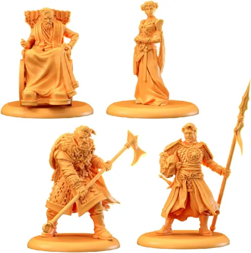 Vista 2 de CMON A Song of Ice & Fire - Juego de iniciación en miniatura de mesa de casa Martell – Lead The Resilient House Martell! Juego de estrategia