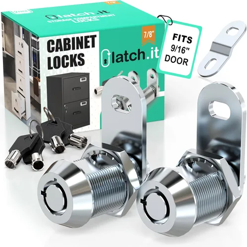 Vista 8 de LATCH.IT - Cerraduras para almacenamiento de RV (vehículos recreativos) de 1-1/8 pulgadas; paquete de 10 cerraduras para compartimentos