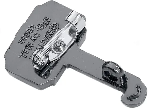 Vista 3 de Marvel Thor Hammer - Pin de solapa de peltre, plateado, 1 pulgada