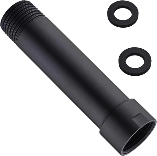 Vista 10 de Brazo extensor de ducha, brazo de extensión de 4 pulgadas para cabezal de ducha de lluvia superior, dorado cepillado