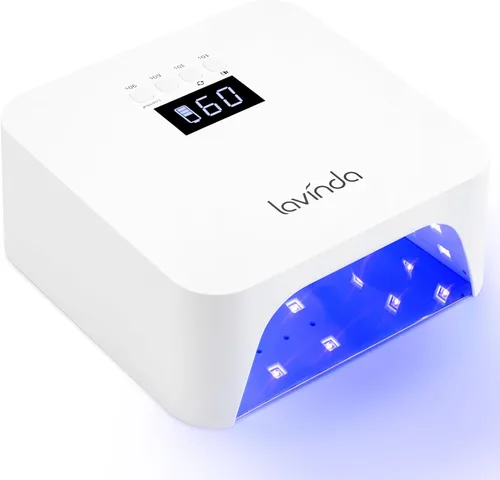 Vista 11 de Lavinda Luz UV para Uñas de Gel, Lámpara de Uñas UV LED Profesional 2X Más Rápida Curado Secador de Uñas Luz de Uñas Compatible con Todos los Tipos