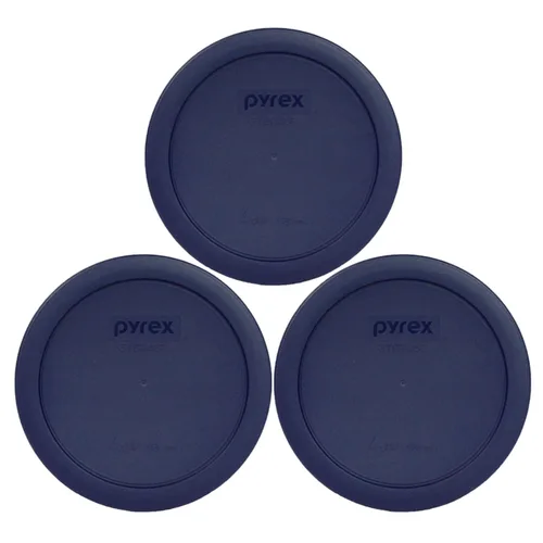Vista 26 de Pyrex 7201-PC (4 tazas) Berry Pink - Tapa de almacenamiento para cuencos de vidrio, fabricada en Estados Unidos