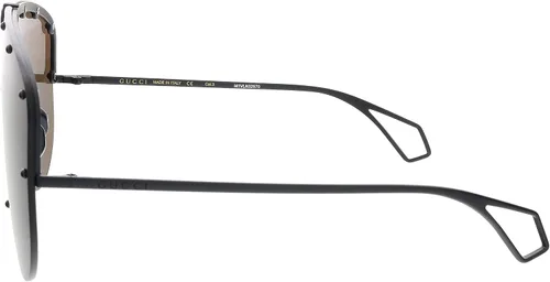 Vista 3 de Gucci GG0667S BLACKBROWN 991140 - Gafas de sol para hombre Color negro mate