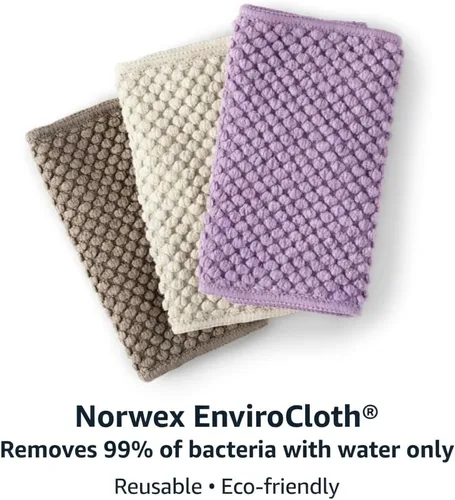 Vista 2 de Norwex Paños de mostrador, pizarra, vainilla, hongo