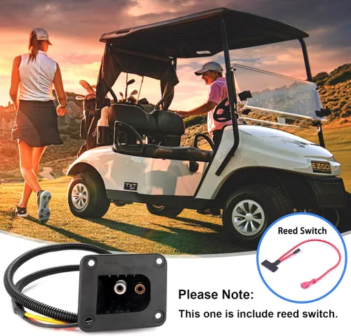 Vista 6 de Roykaw Receptáculo de cargador Powerwise para carrito de golf con arnés e interruptor de caña compatible con modelos EZGO TXT/Medalist/Workhorse