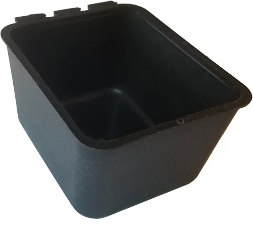Vista 2 de Vasos de jaula de 1 pinta (16 onzas) vasos colgantes para alimentación y jaula de agua (4, negro)
