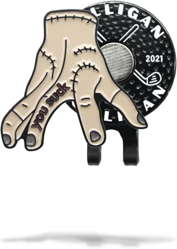 Vista 59 de MULLIGAN HOOLIGAN® Marcador de pelota de golf + clip magnético para sombrero Esmalte de alta calidad Regalo divertido para los amantes del golf