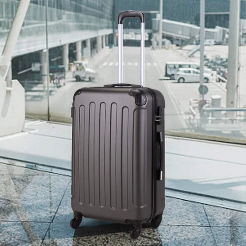 Vista 3 de 4 EVER WINNER Juego de equipaje de 3 piezas ABS rígido con rueda giratoria equipaje rígido ligero para bloqueo codificado de viaje 202428 pulgadas