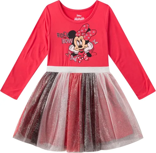 Vista 10 de Disney Frozen, Minnie Mouse, vestido de manga larga para niñas pequeñas y grandes