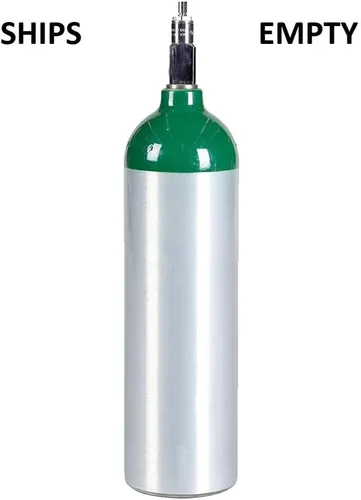 Vista 2 de Cilindro de oxígeno médico con válvula de poste CGA870 - Tamaño Jumbo D 22.9 cf