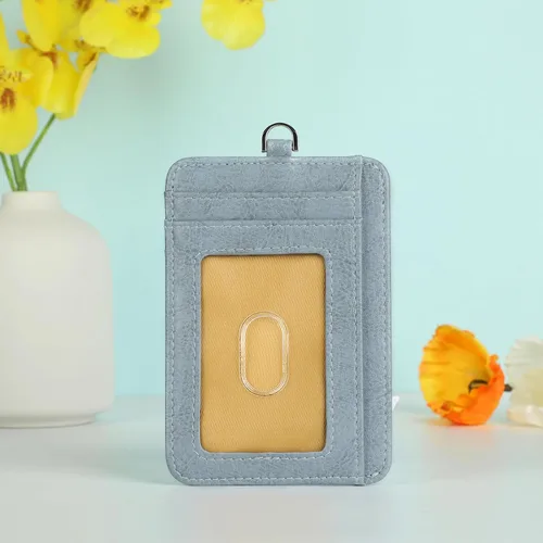 Vista 2 de Lavemi Slim RFID Blocking Card Holder Minimalist Leather Front Pocket Wallet for Women