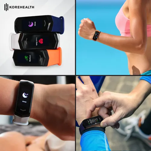 Vista 7 de Kore 2.0 Elite Fitness Tracker - Correa de repuesto para reloj de fitness suave y cómoda