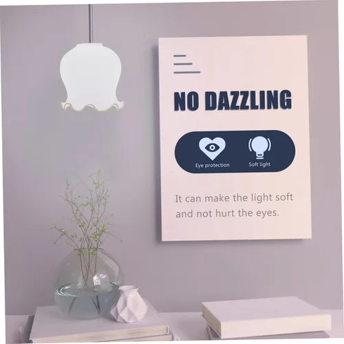 Vista 9 de Uonlytech Cubierta de lámpara de cristal para lámpara de araña diseño floral llamativa luz suave fácil de instalar