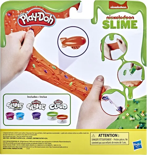 Vista 4 de Play-Doh Nickelodeon Slime Rockin' Kit de Mix-ins para niños de 4 años en adelante con 5 colores y 3 variedades de cuentas Mix-in, no tóxico