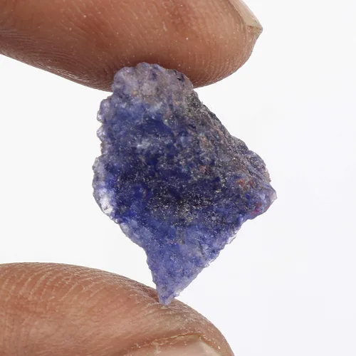 Vista 3 de GEMHUB Zafiro azul natural de 11.00 ct con energía curativa certificada Mineral Rock Zafiro en bruto piedra preciosa FD-356, Gema, azul