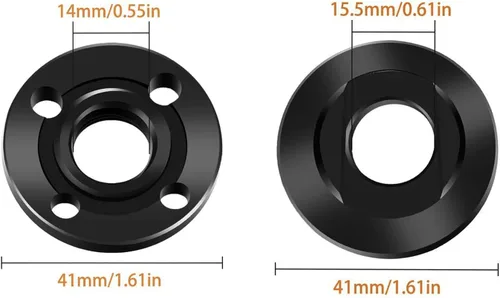 Vista 2 de 1934654 Tuerca de bloqueo para sustituye 4.5" 5" 5/8-11 Makita 1934654 193465-4 224568-4 GA4530 9564PC