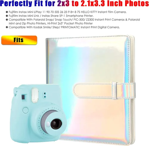 Vista 8 de 2 paquetes de 256 bolsillos álbum de fotos para Fujifilm Instax Mini LiPlay 11 90 70 50S 26 25 9 8+ 8 7S Impresora de cámara instantánea/Mini Link