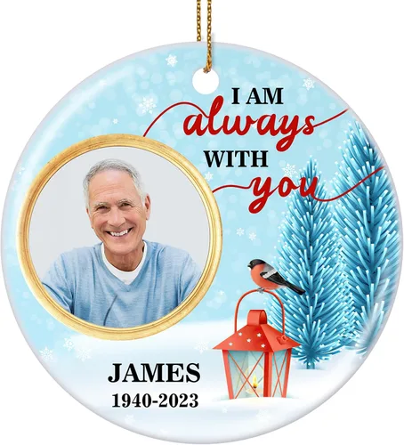 Vista 23 de Adornos de foto de perro personalizados, adornos personalizados con nombre y foto de cachorro de mascota para el árbol de Navidad, regalos
