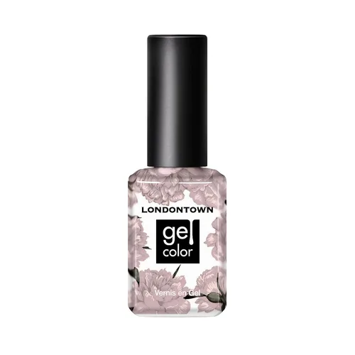 Vista 21 de LONDONTOWN Esmalte de uñas de gel UV/LED, de larga duración, resistente al astillado, color de alto brillo, marrón beige natural brillante, 0.4 fl
