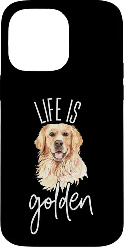 Vista 21 de Funda para iPhone 17 con diseño Golden Retriever para amantes de los perros y padres de mascotas