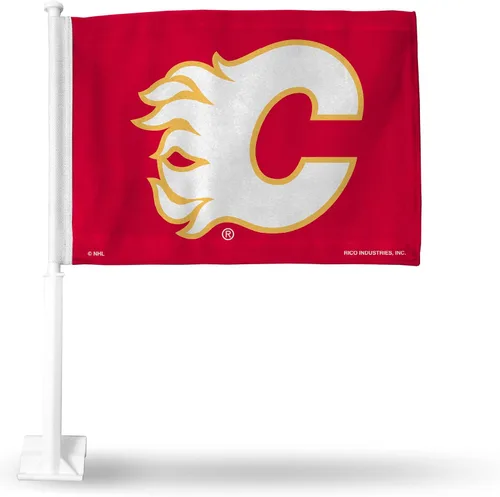 Vista 28 de Rico Industries Bandera de coche alternativa de doble cara de la NHL