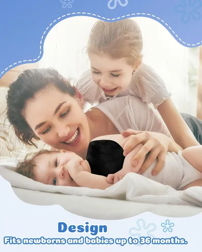 Vista 6 de JaGely Paquete de 30 baberos de muselina para bebé, multicolor, sólido, unisex, impermeable, alimentador ajustable para dentición y babeo