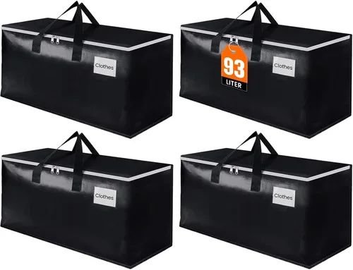 Vista 12 de Bolsas de mudanza extra grandes y resistentes, bolsas de embalaje