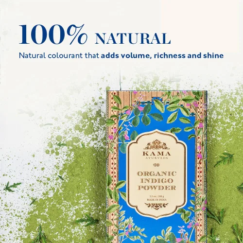 Vista 2 de Kama Ayurveda Polvo índigo orgánico, 3.53 oz