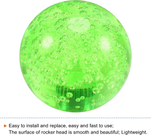 Vista 4 de MECCANIXITY Joystick Mango Top Ball Head M6 Verde Fácil de Instalar para Juego Arcade Parte 2 Pack