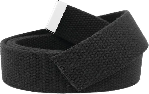 Vista 13 de Build A Belt Cinturón de lona militar, 1.25 pulgadas de ancho, beige, unisex para adultos