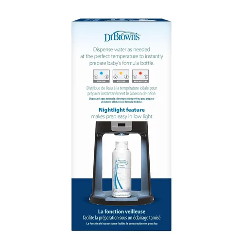 Vista 16 de Dr. Brown's Insta-Prep Dispensador de agua tibia con jarra de mezcla de fórmula para bebés, 36 onzas, oliva