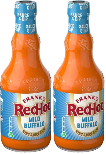 Vista 14 de Frank's RedHot Salsa picante Mild Wings, 12 fl oz