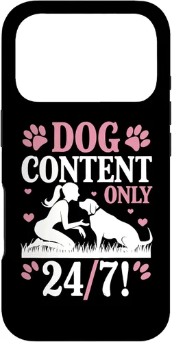 Vista 30 de Dog Content Only 24 7 Dog Mom Puppy Lover Hearts Case for iPhone 17