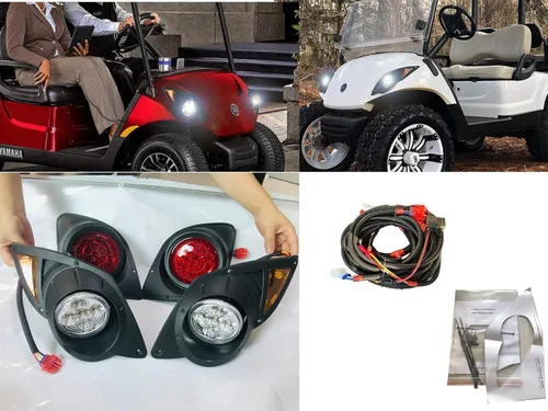 Vista 4 de Kit de luz LED Yamaha compatible con carrito de golf con luces traseras LED para Yamaha G29 Drive 2007+