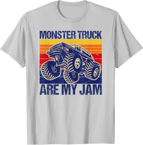 Vista 28 de Monster Truck Are My Jam For Monster Truck Lovers - Camiseta para hombres y niños, Blanco