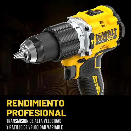 Vista 6 de DEWALT Taladro de martillo inalámbrico de 1/2 pulgada sin escobillas MAX XR® de 20 V (solo herramienta) (DCD806B)