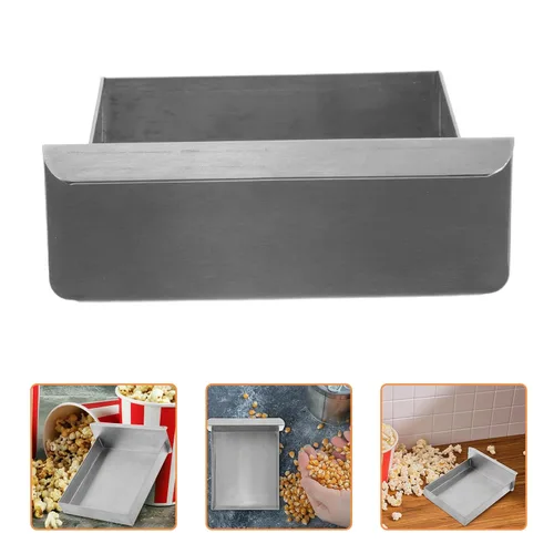 Vista 8 de Bandeja de aceite de acero inoxidable de repuesto para fabricante comercial de palomitas de maíz resistente, pieza de repuesto de mantenimiento
