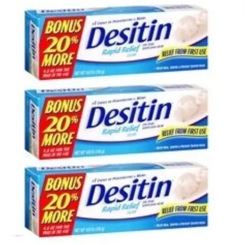Vista 2 de Desitin Daily Defense (cremoso), 4.8 onzas, (paquete de 3, 14.4 onzas)