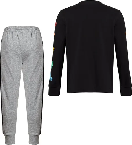 Vista 2 de adidas boys Long Sleeve Cotton Tee Joggers Set