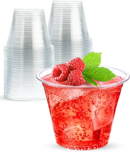 Vista 11 de [100 CONJUNTOS] Vasos de plástico transparente de 12 onzas con tapas y POPOTES, vasos desechables para café helado con tapas, vasos transparentes