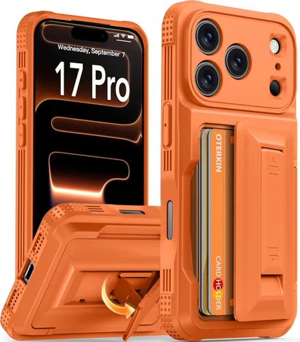 Vista 11 de Oterkin Funda para Google Pixel 10a con soporte magnético de giro de 360° [compatible con MagSafe] [antideslizante] [15 pies] a prueba de golpes