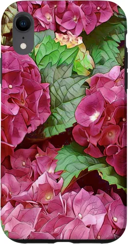 Vista 9 de iPhone 12 mini Rosa Hortensia Flor Estética