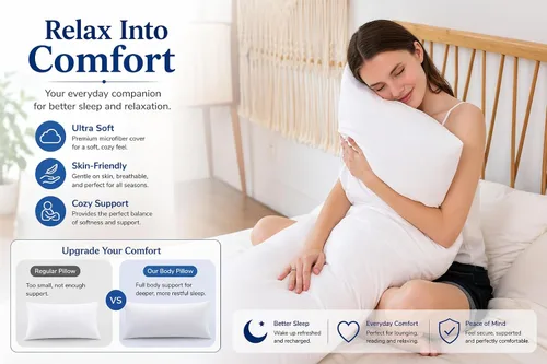 Vista 6 de EVOLIVE - Almohada de microfibra